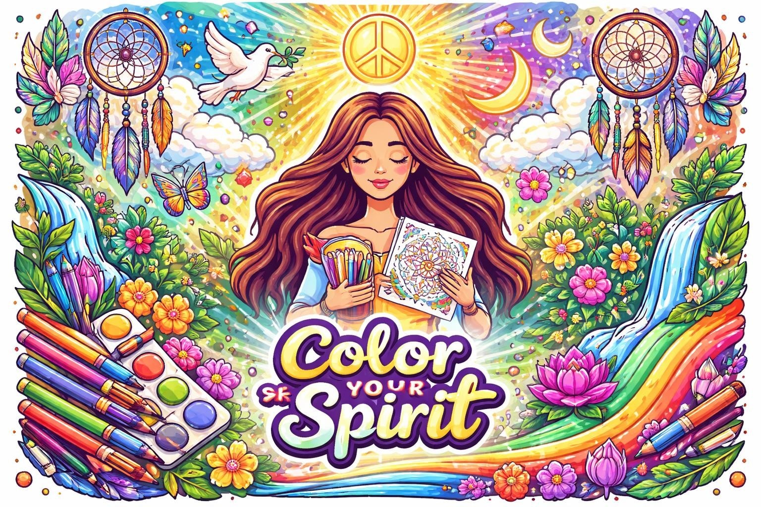 Spirit Coloring Pages: Unlock Creativity & Inner Peace