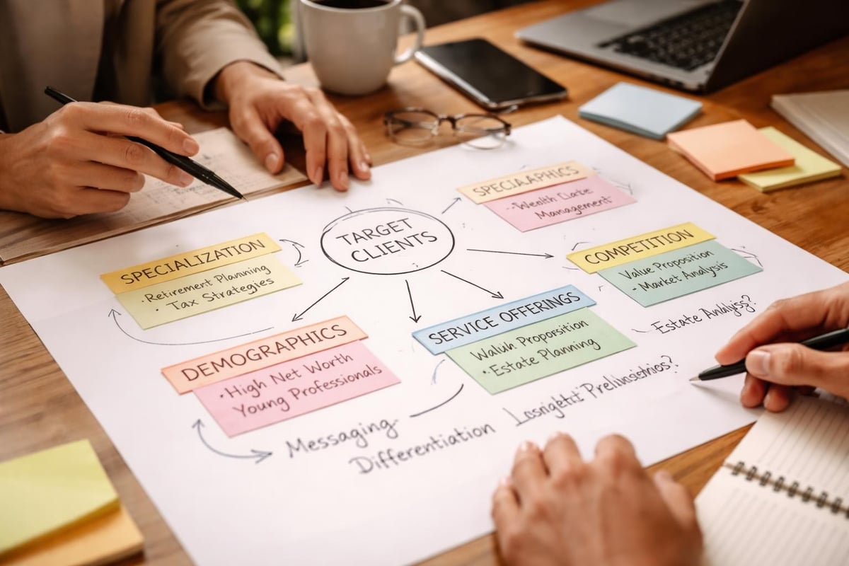 Financial advisor value proposition development