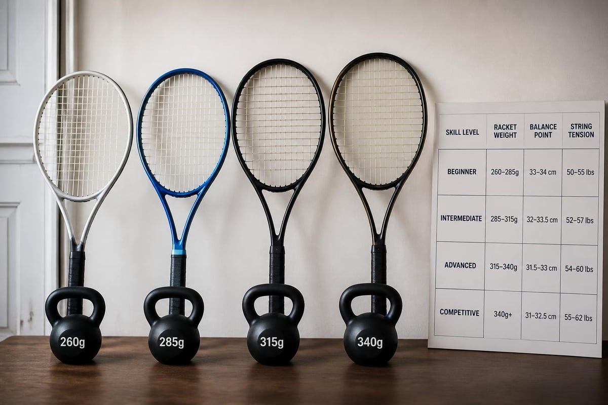 Badminton racket specifications