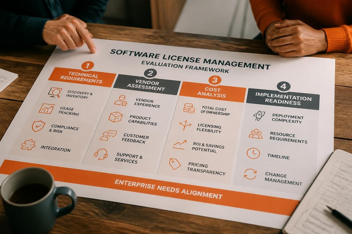 Software License Management Software: Complete Guide 2026 Software license management selection framework