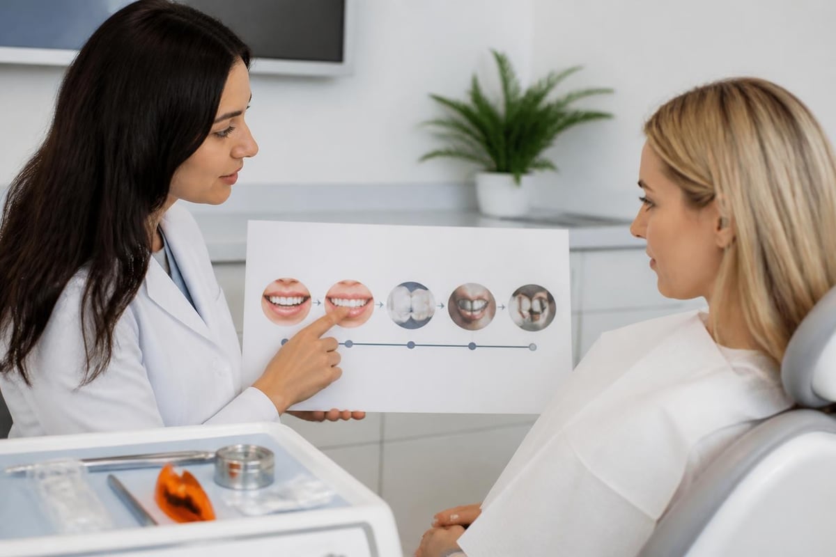 Teeth whitening treatment timeline