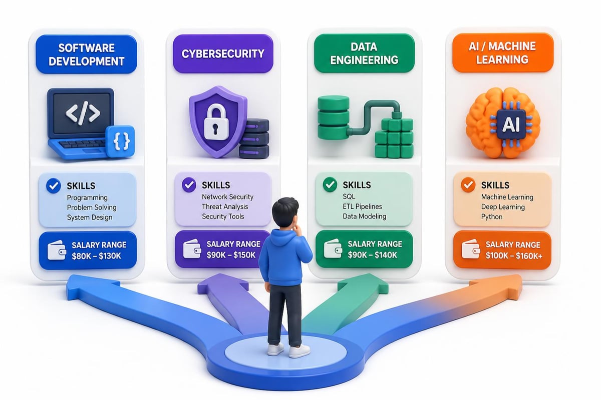 Computer science specialization paths