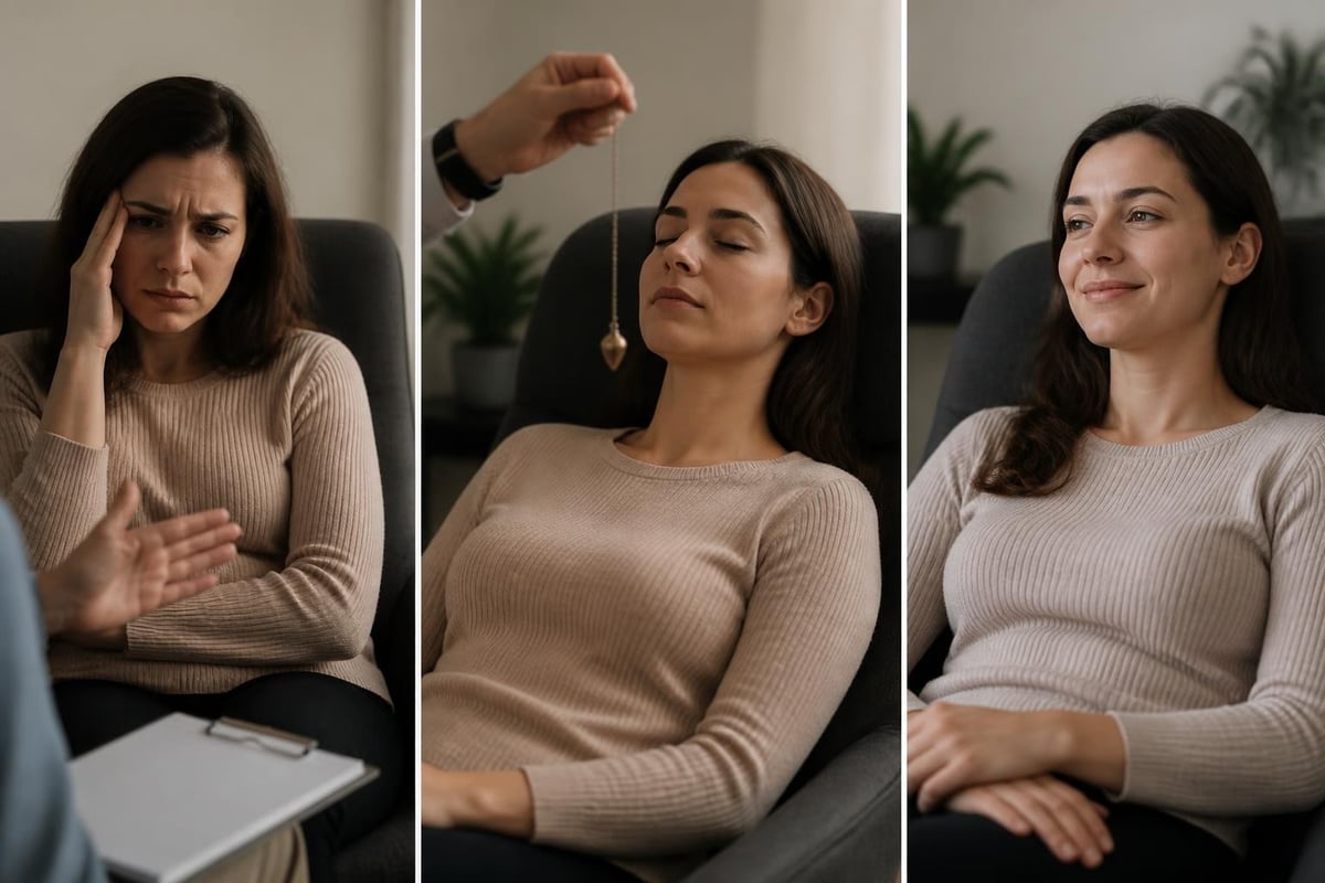 Hypnotherapy anxiety treatment process