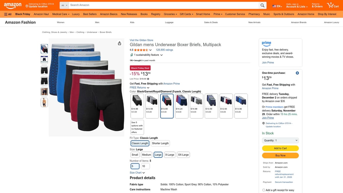 7 Boxer Briefs Styles Men Are Loving in 2026 - Gildan Men's Boxer Briefs Multipack