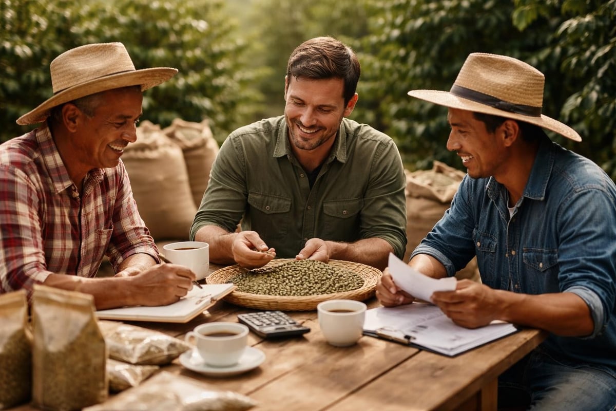 Specialty coffee supply chain relationships