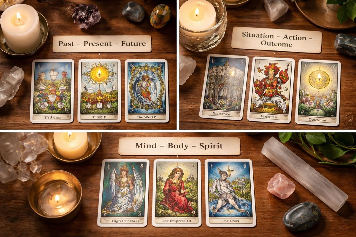 Three-card tarot spread meanings
