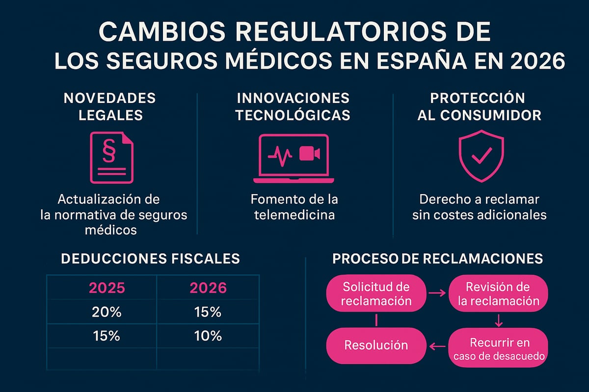 Guía Esencial de Seguros Medico: Todo Lo Que Debes Saber 2026 4 Novedades y cambios en la regulación de seguros médicos en España (2026)