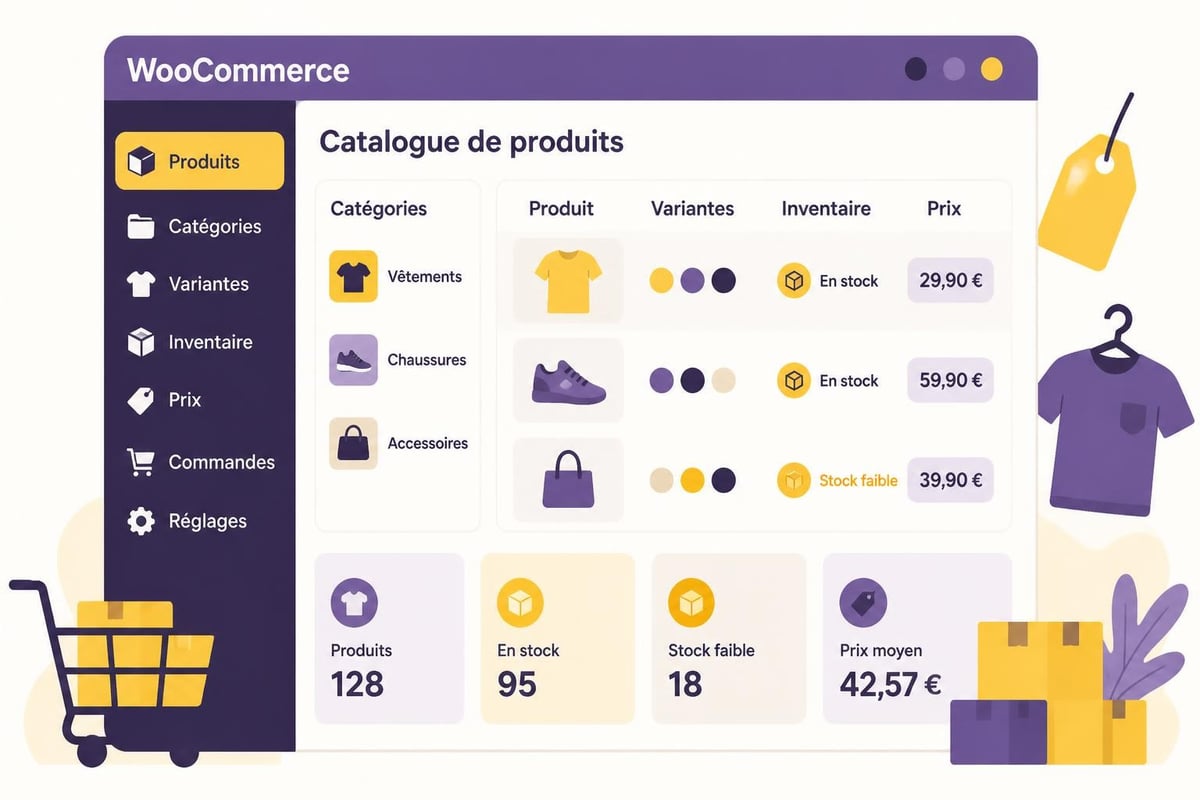 WooCommerce product management