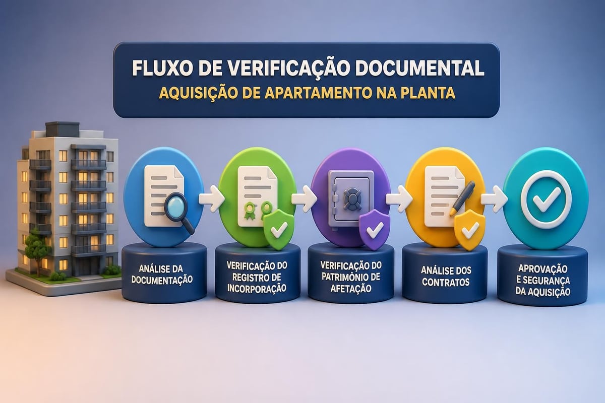 Checklist de documentação para compra na planta