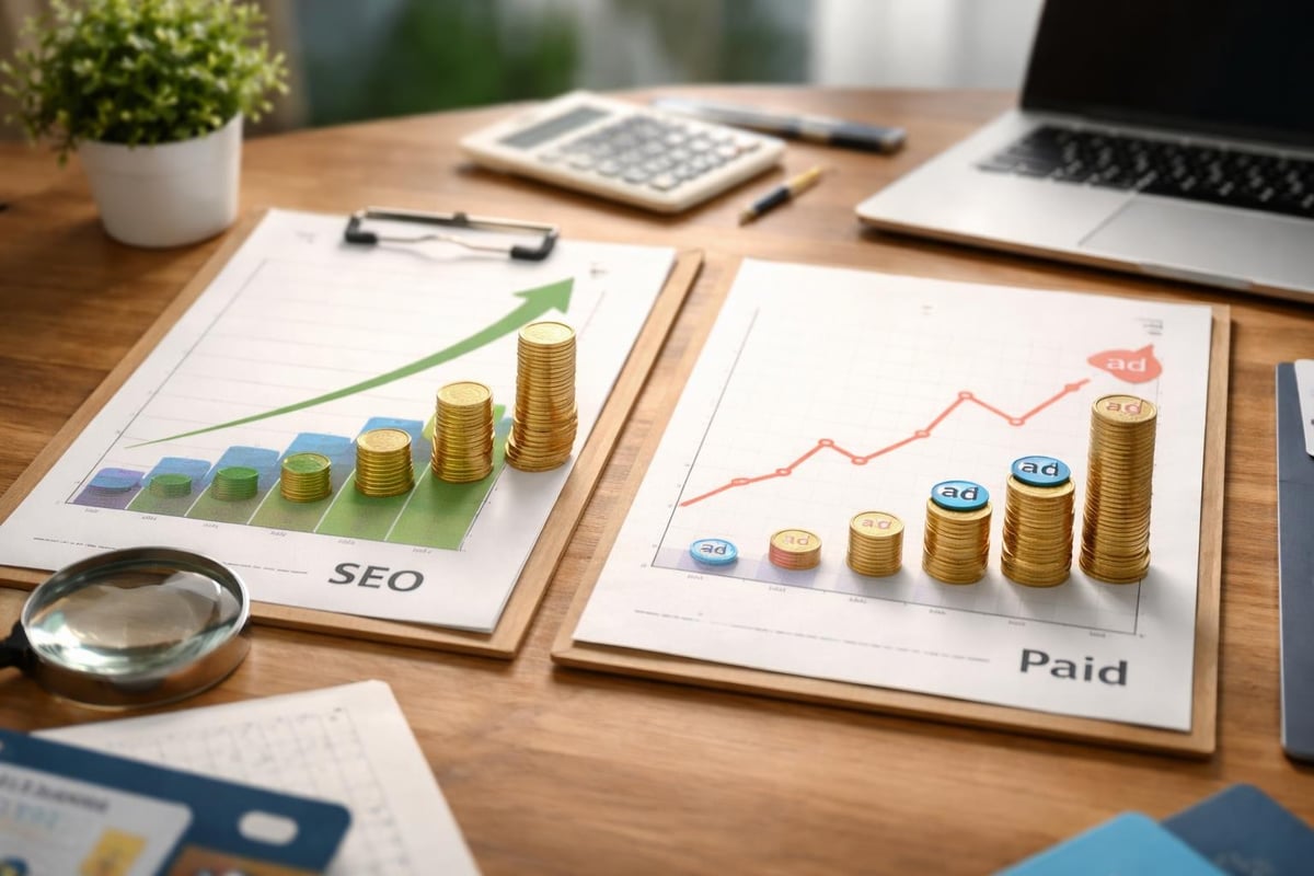SEO ROI over tid