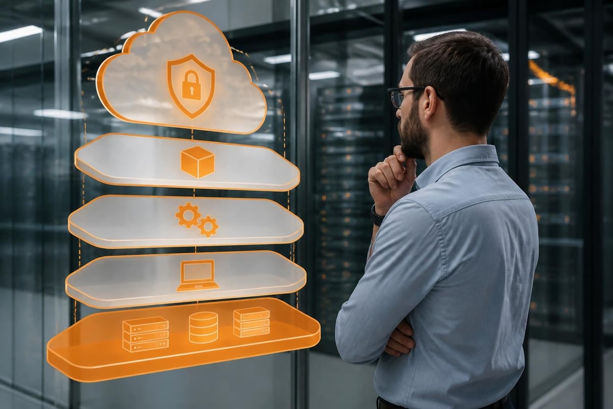 Cloud service architecture layers