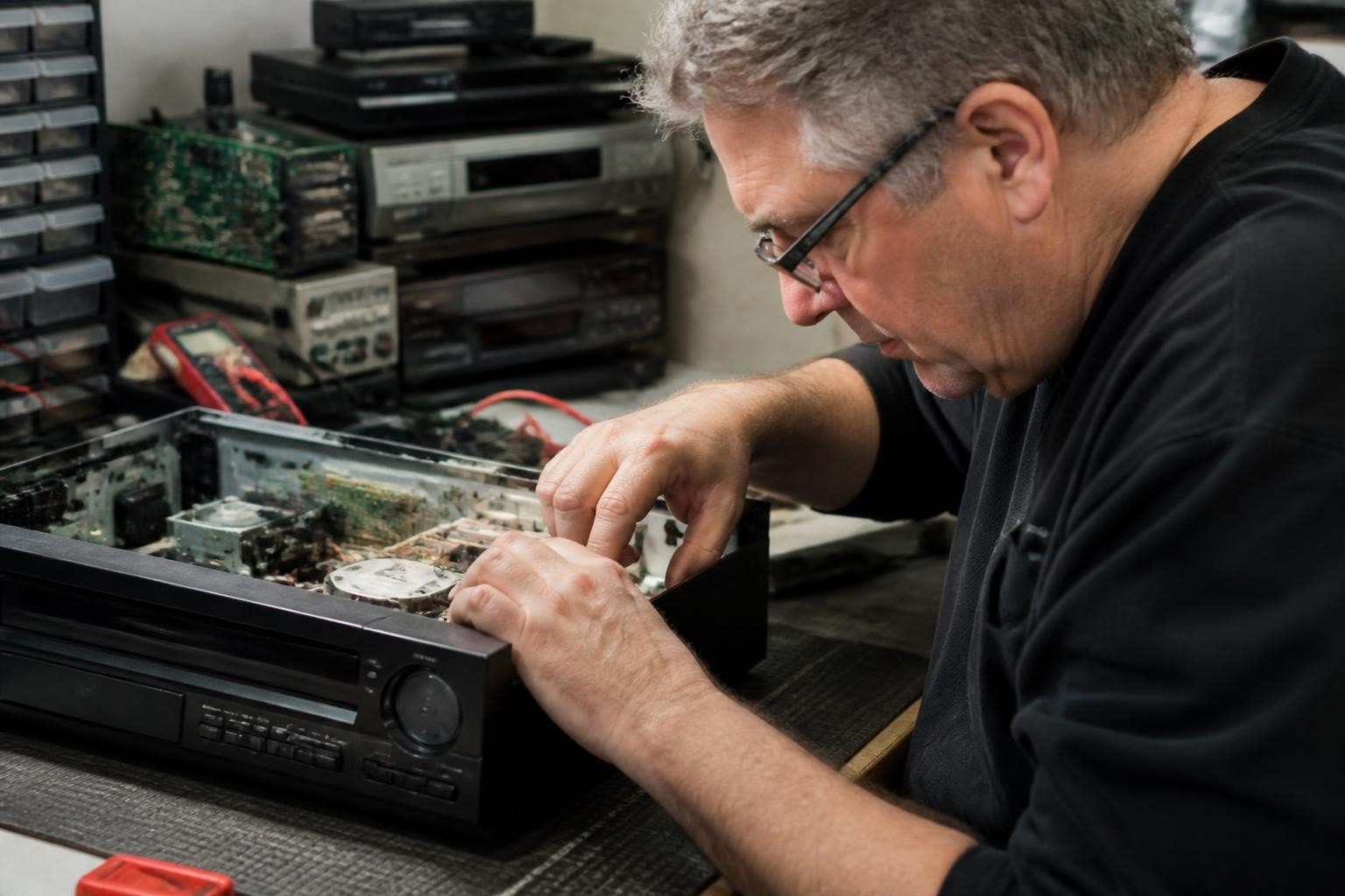 VCR Repair Shop Services for Professional Digitization