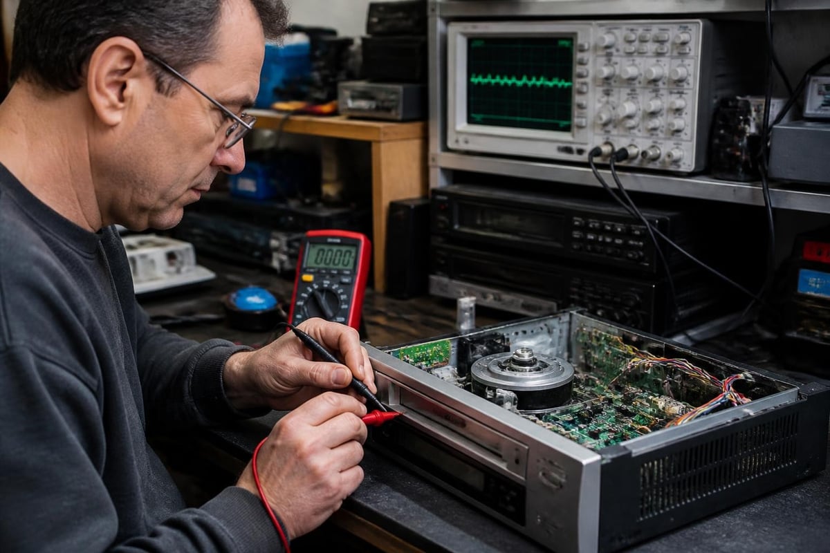 VCR diagnostic workflow