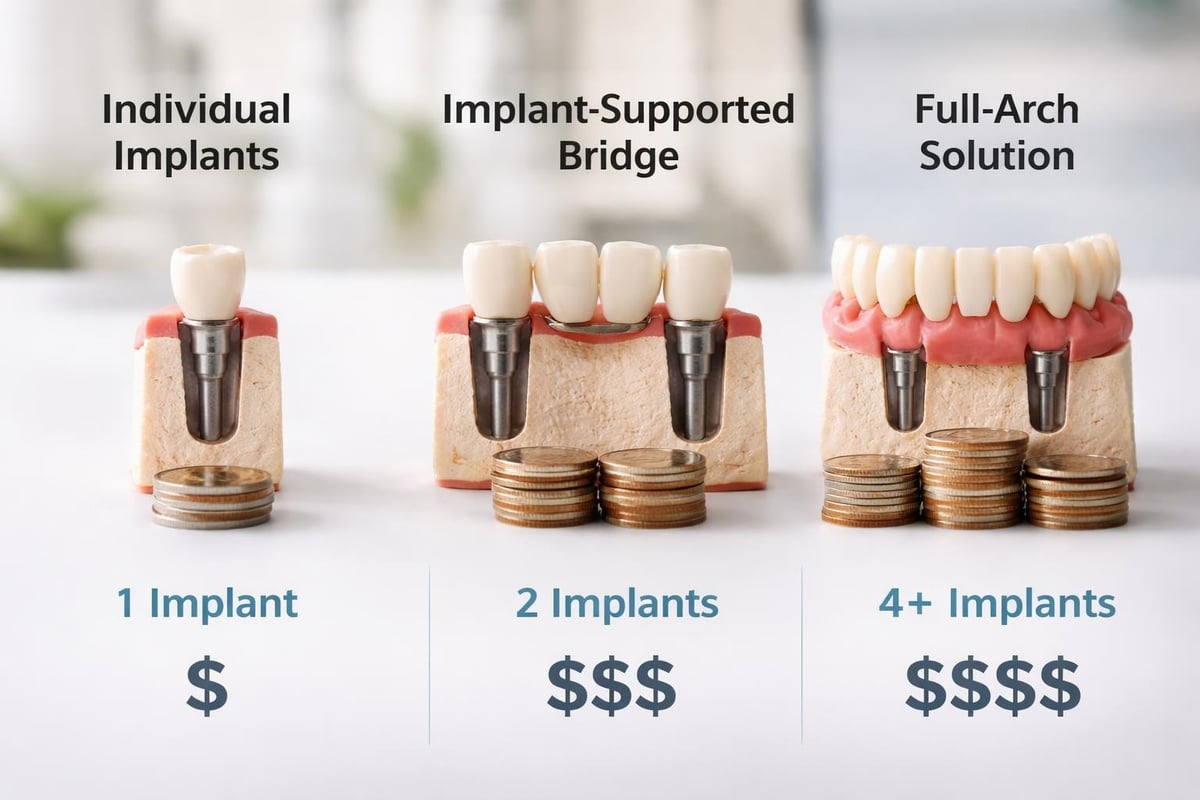 Multiple tooth replacement costs