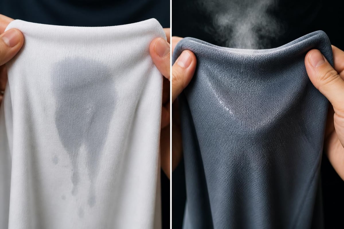 Moisture-wicking process in cycling fabrics