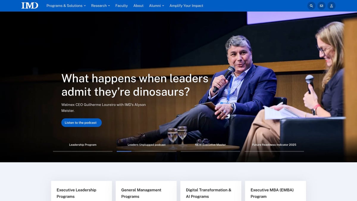 7 Essential Executive Decision-Making Workshops in Basel 2026 - IMD Executive Decision-Making Lab