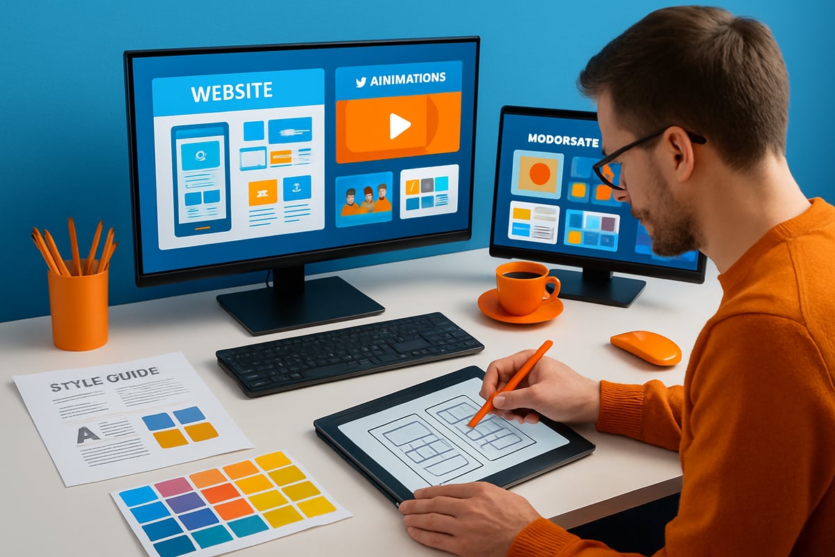 Schritt-für-Schritt-Anleitung: Kreative Website-Gestaltung 2025