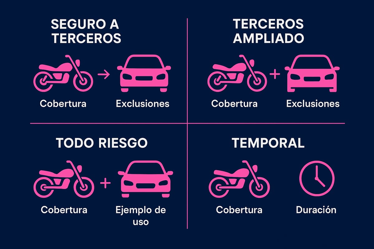 Moto Seguro: Guía Completa para Elegir Bien en 2026 2 Tipos de Seguros de Moto: ¿Cuál te Conviene?