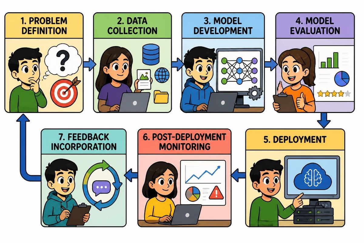 AI project development stages