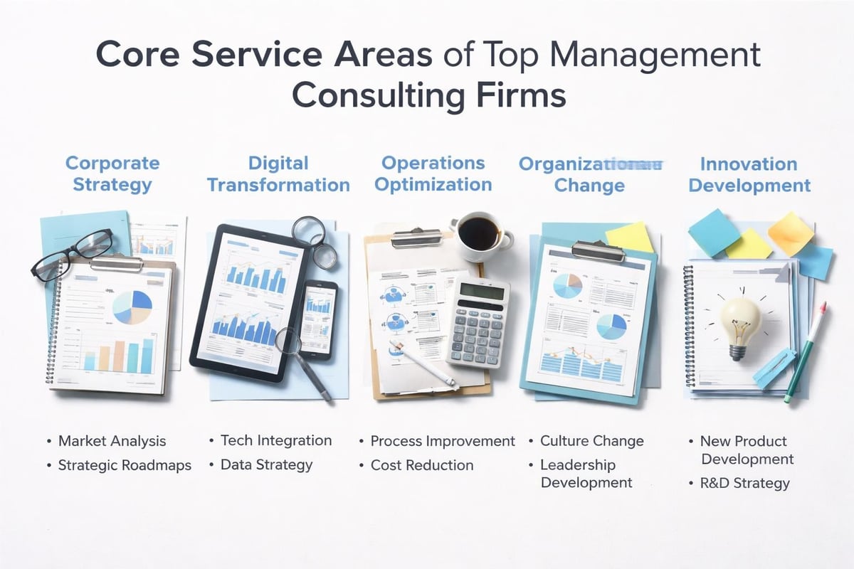 Management consulting service categories