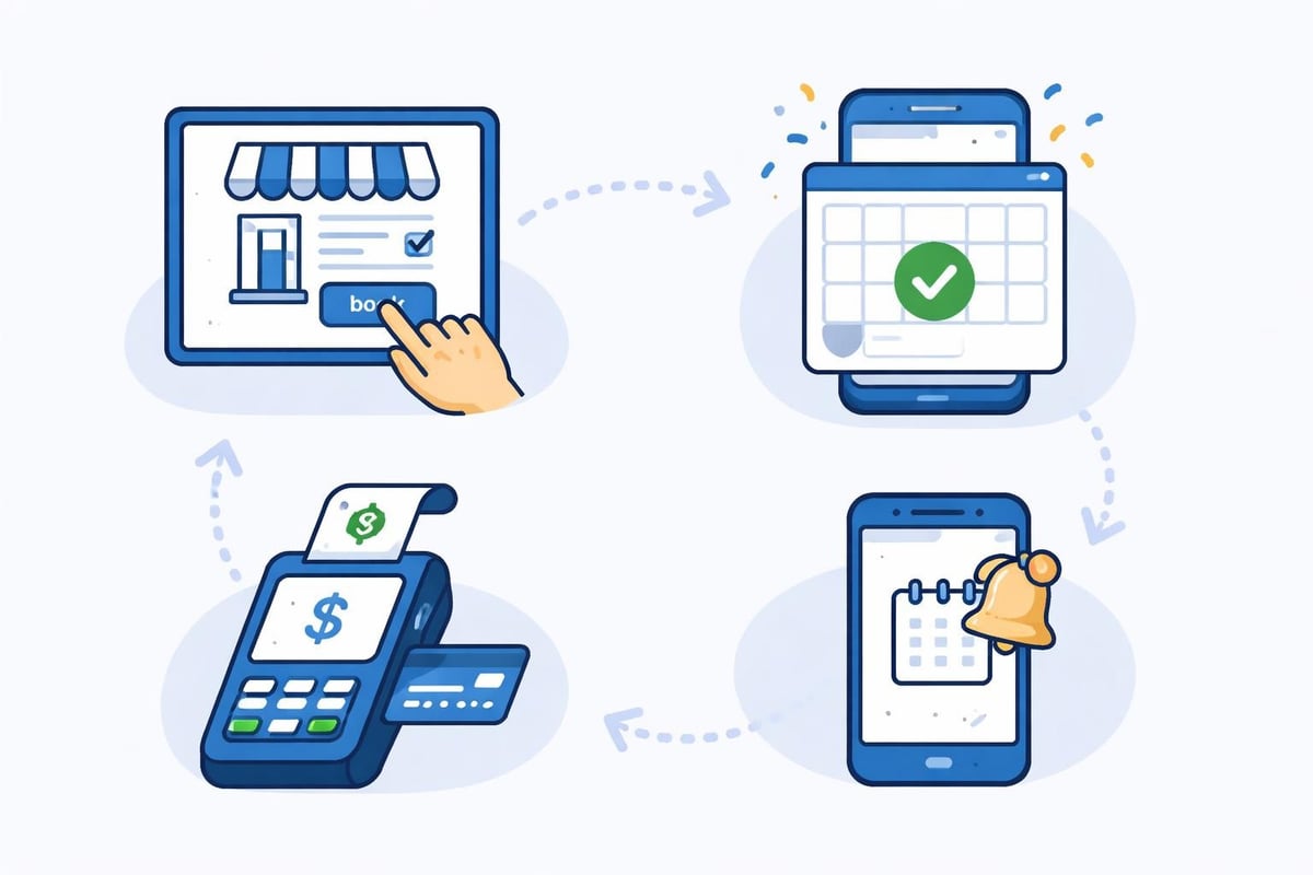 Square reservation workflow