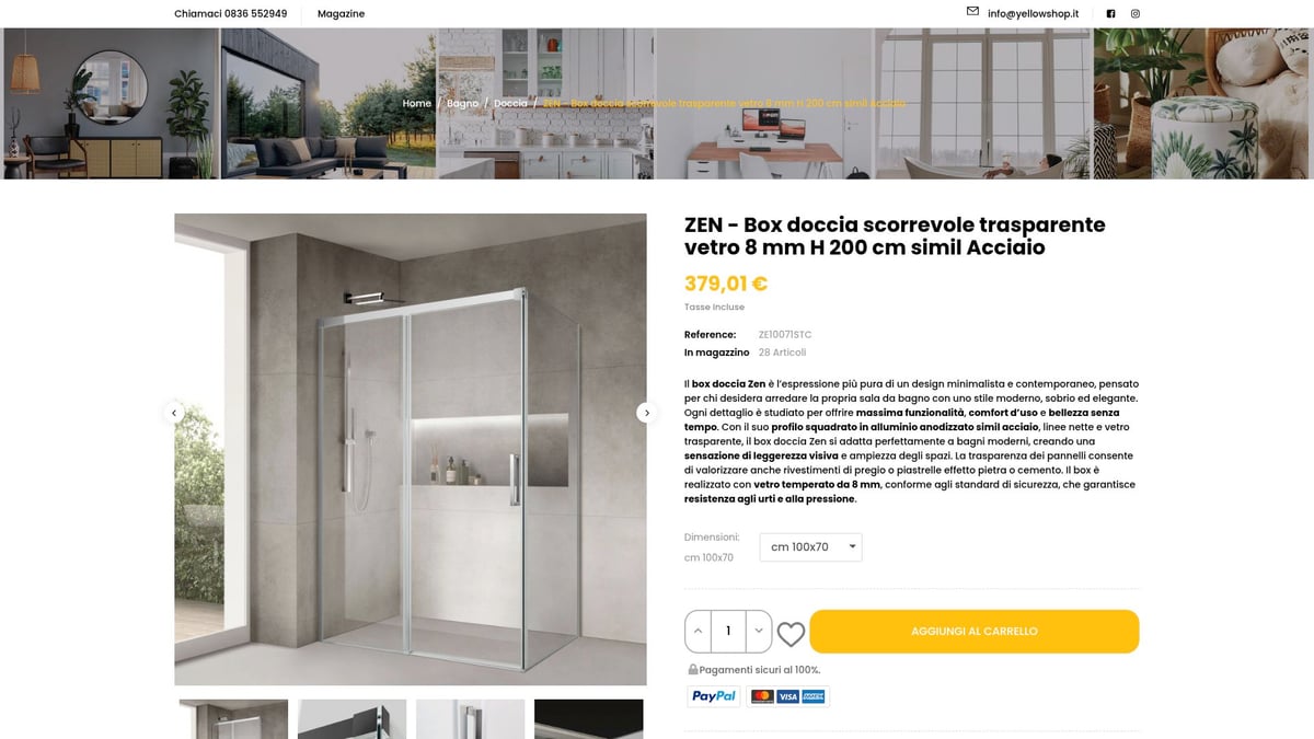 Guida Box Doccia Design: Idee, Stili E Tendenze 2026 - Box Doccia Zen Acciaio: Un’Eccellenza di Design e Funzionalità