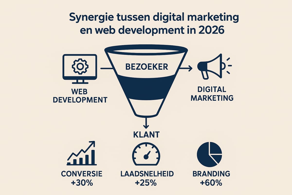 De Synergie: Hoe Webdevelopment en Digital Marketing Elkaar Versterken