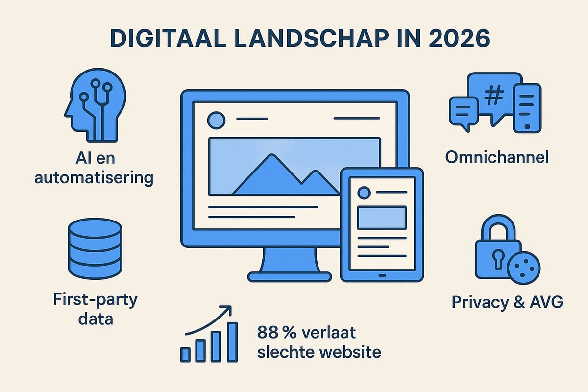 Het Digitale Landschap in 2026: Trends en Uitdagingen