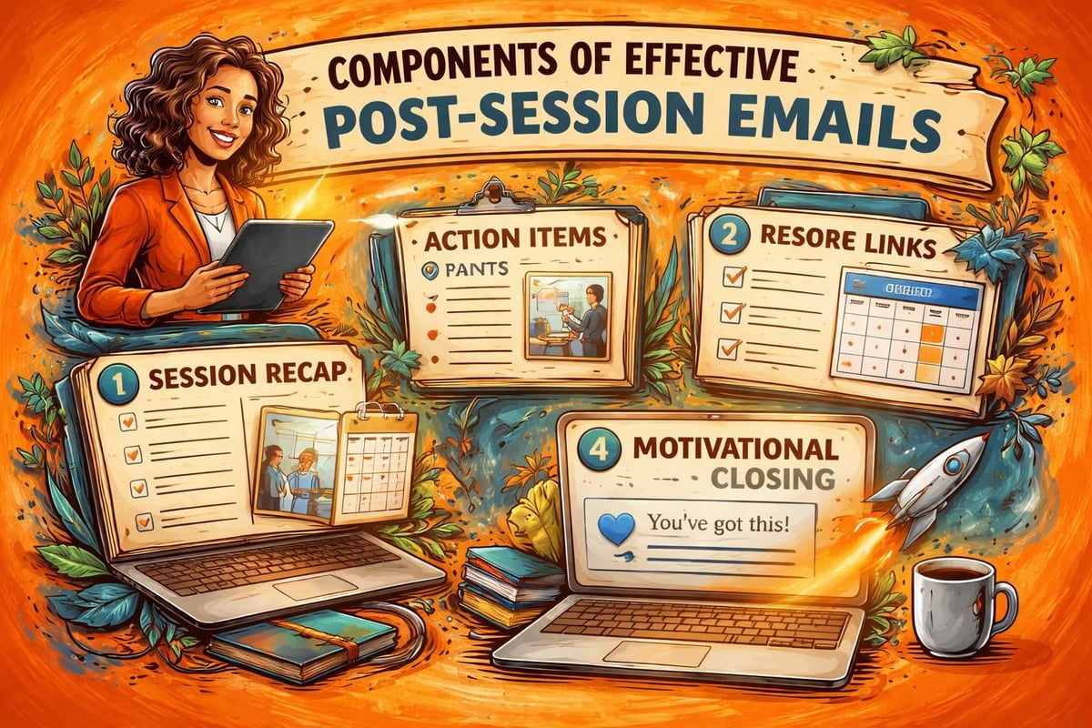 Coaching session follow-up structure