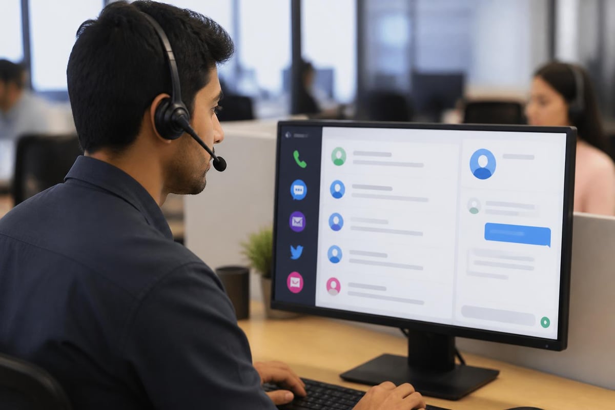 Omnichannel customer service flow