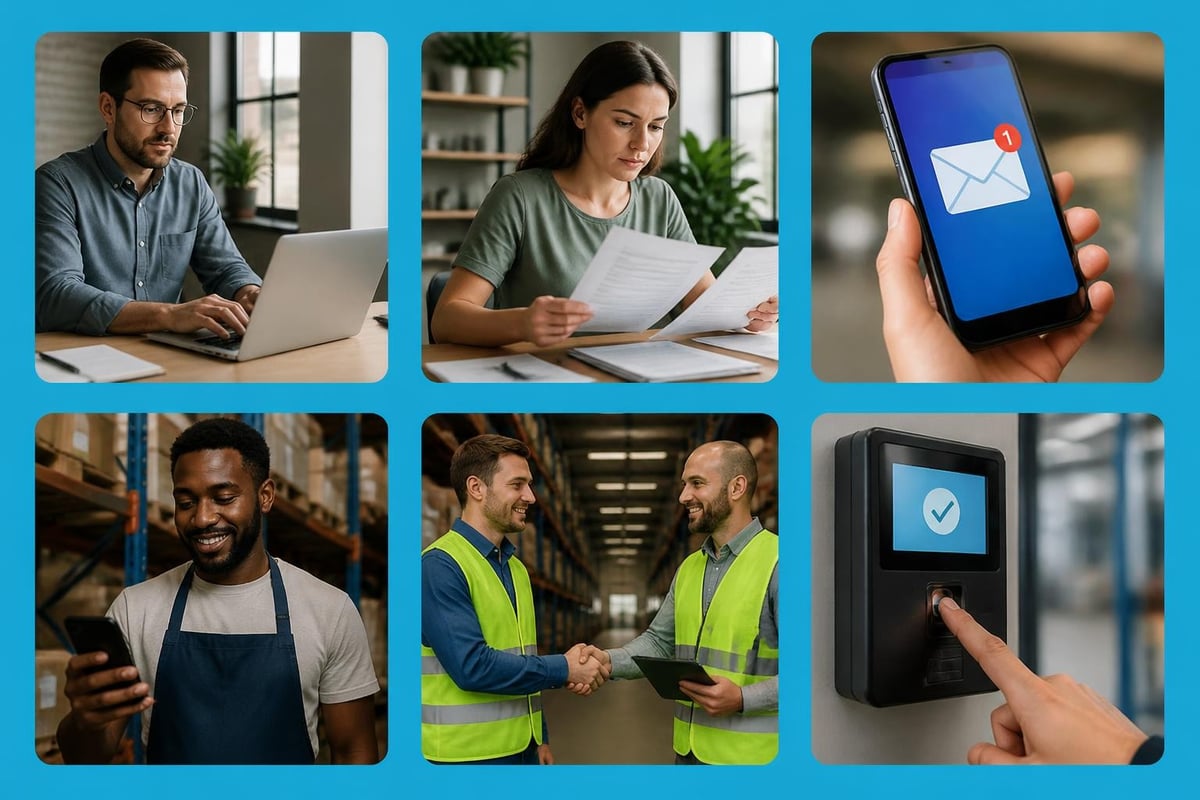 Mobile staffing platform workflow