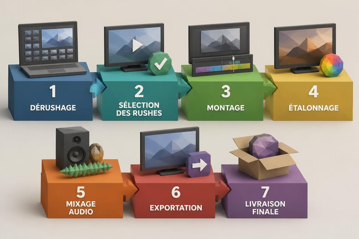 Flux de travail post-production