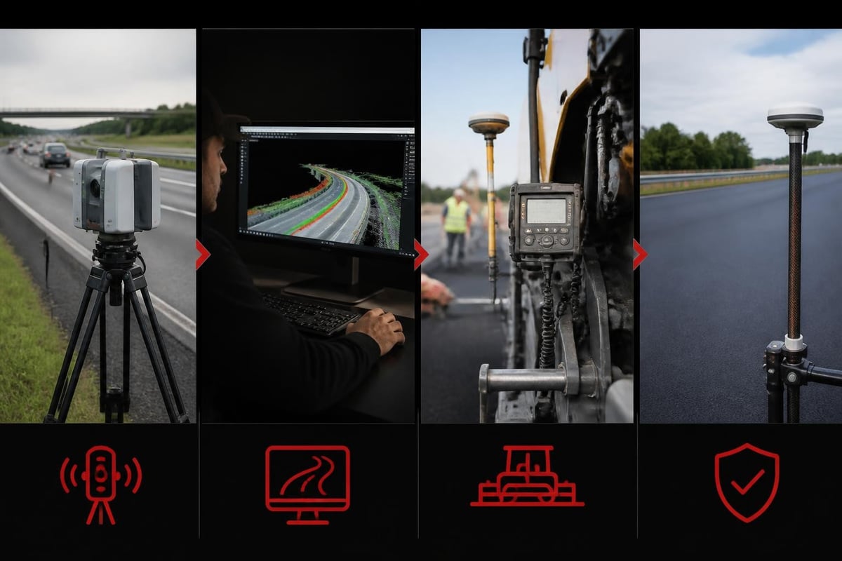 Highway grading workflow