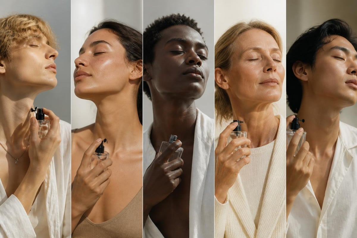 Unisex Parfum Anwendung