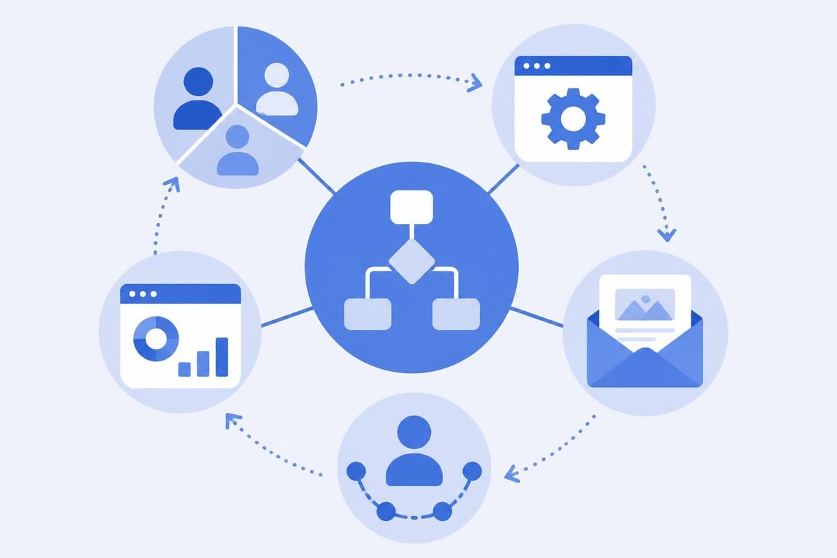 Marketing automation workflow components