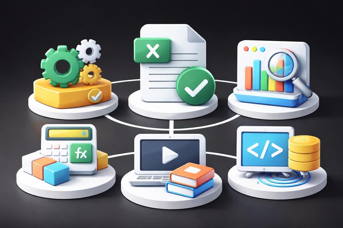 Excel consulting service categories