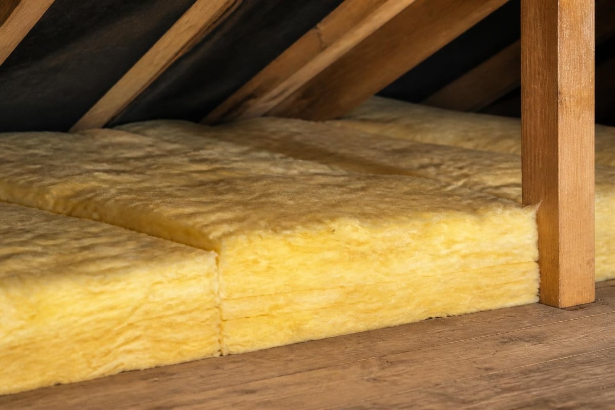 Glasswool insulation thermal performance