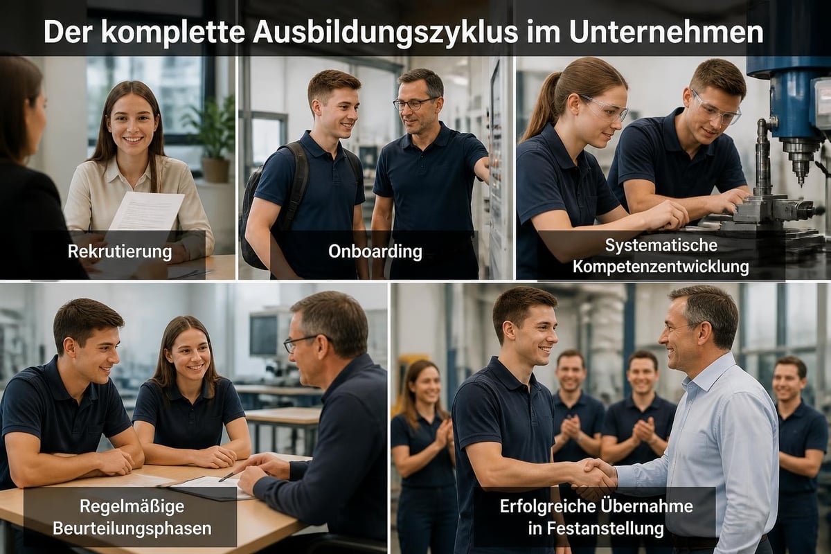 Ausbildungsprozess Unternehmen