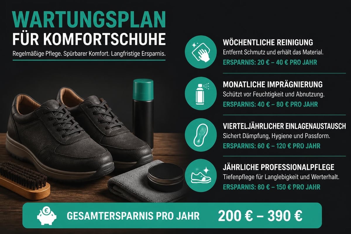 Schuhpflege für verlängerte Lebensdauer