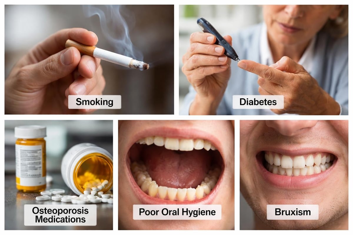 Patient risk factors for implant complications