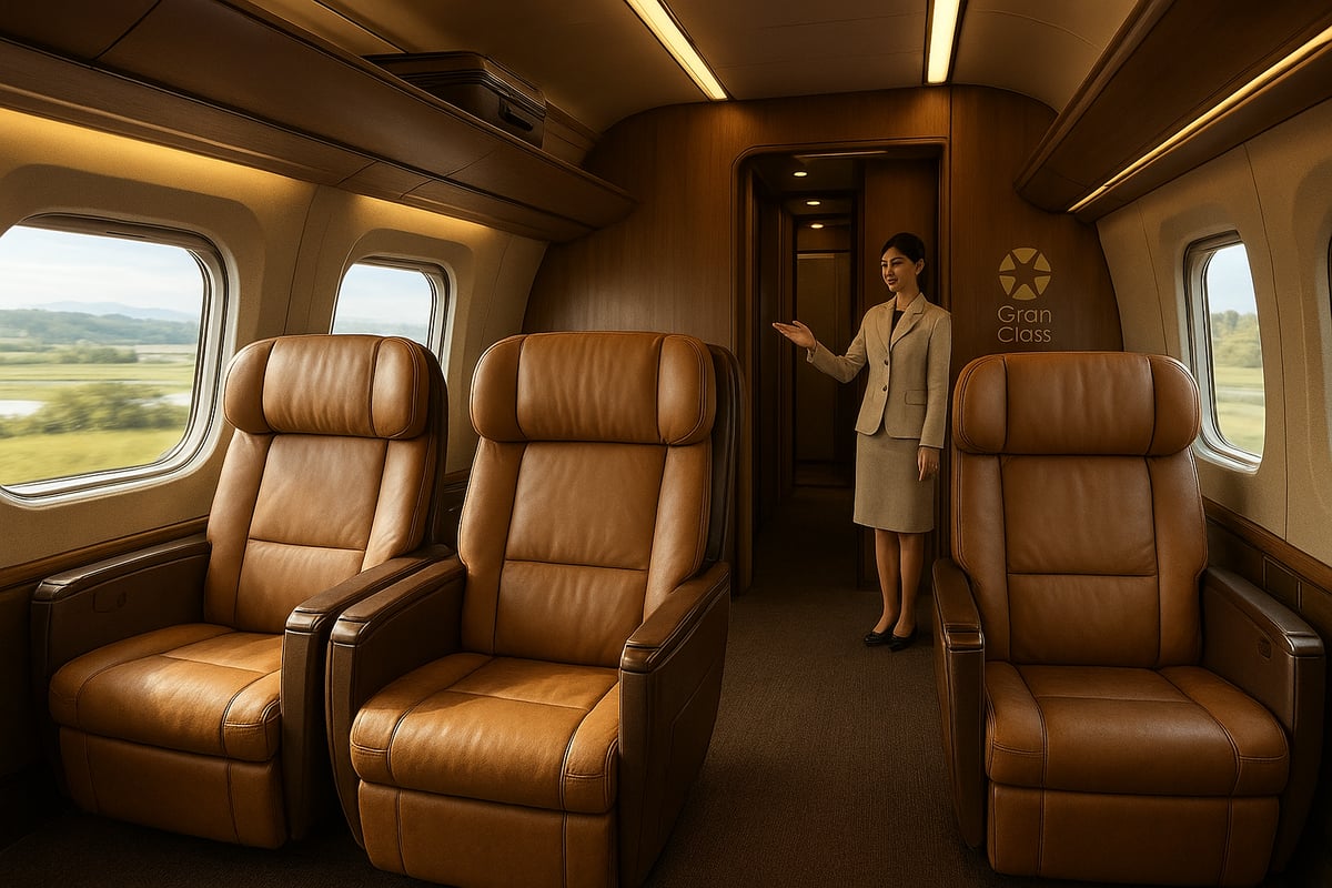 Inside the Gran Class Cabin: Comfort, Seating, and Design