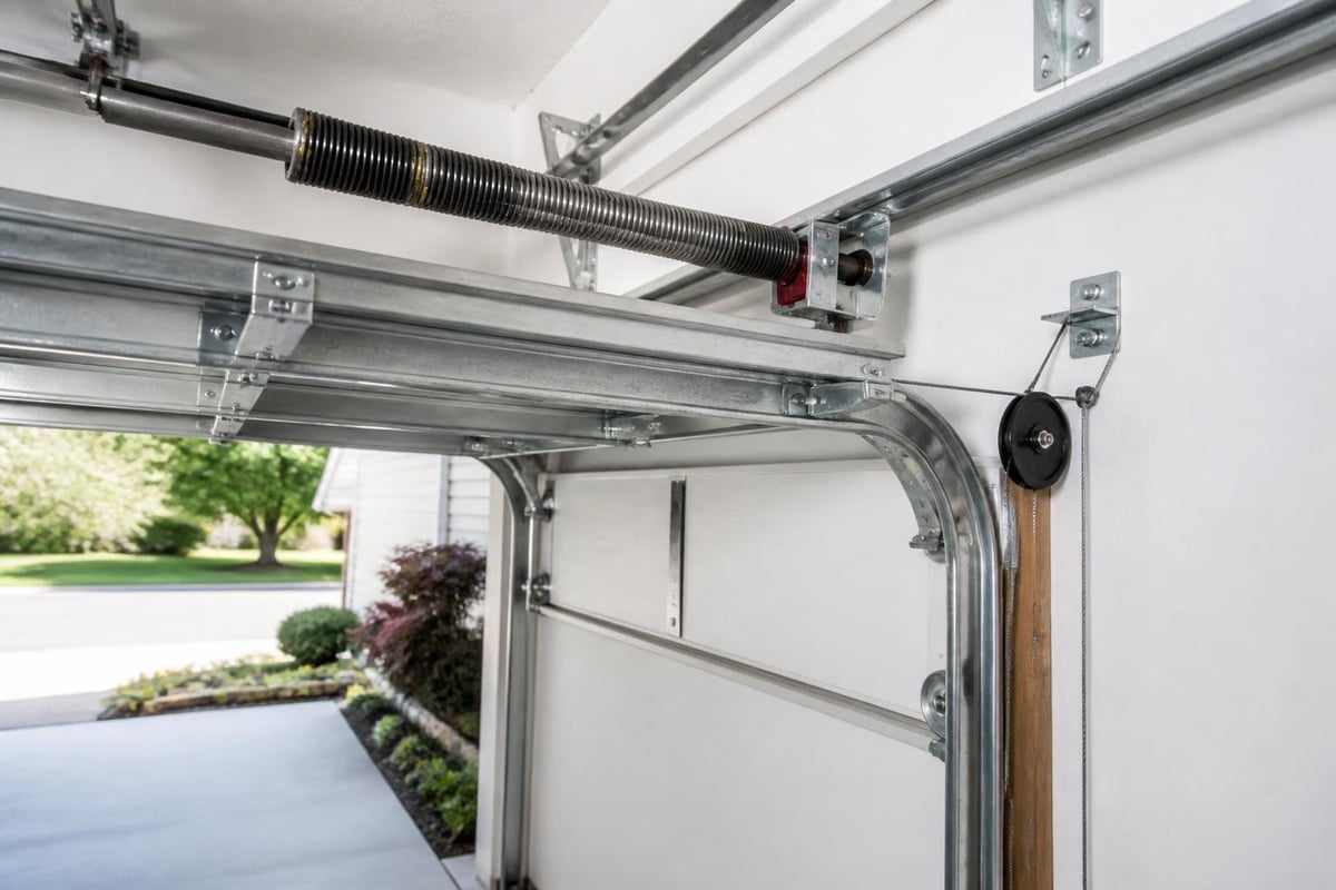 Garage door mechanical components