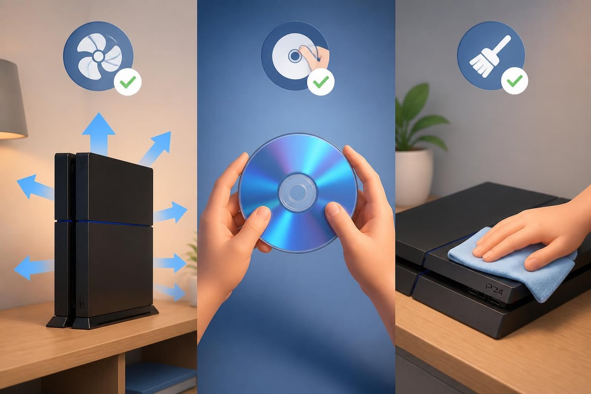 PS4 disc drive maintenance practices