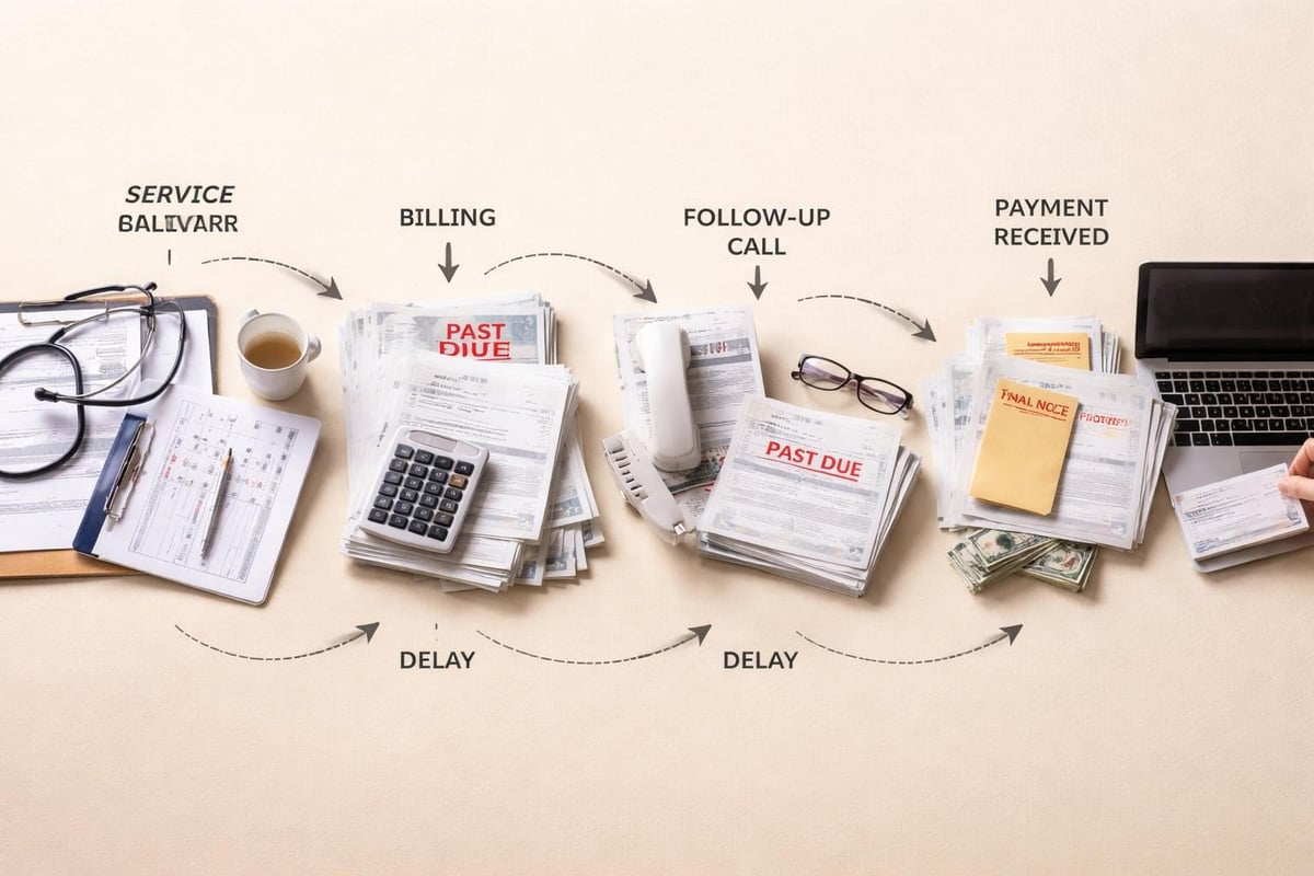 Patient payment timeline challenges
