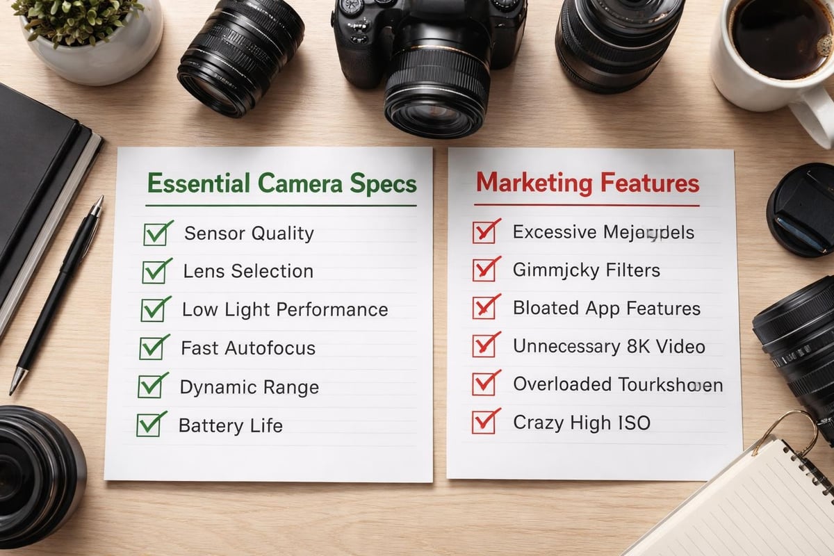 Camera features comparison