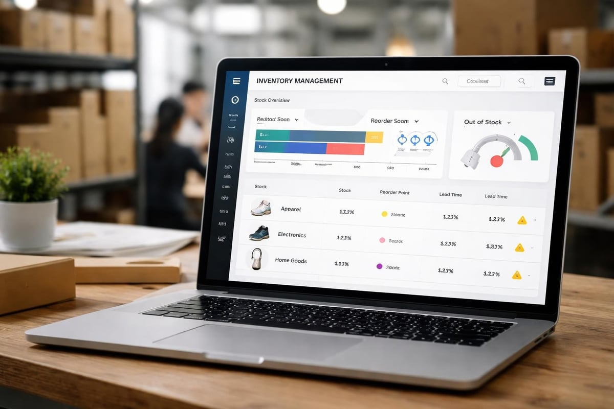 Inventory management dashboard