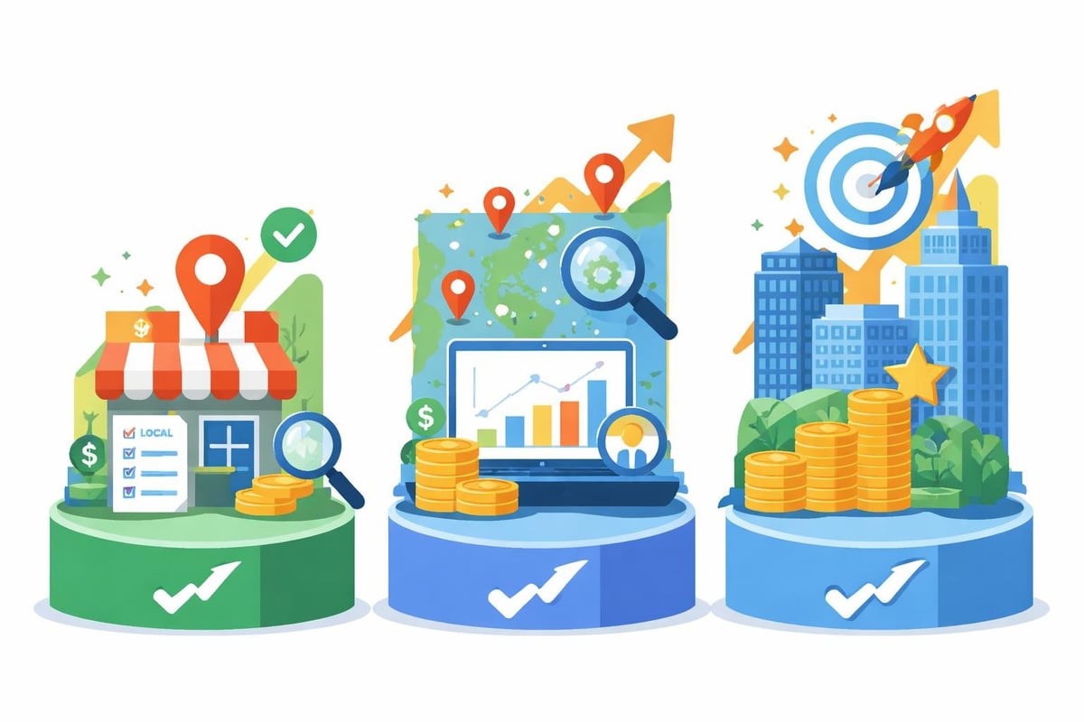 SEO service pricing tiers