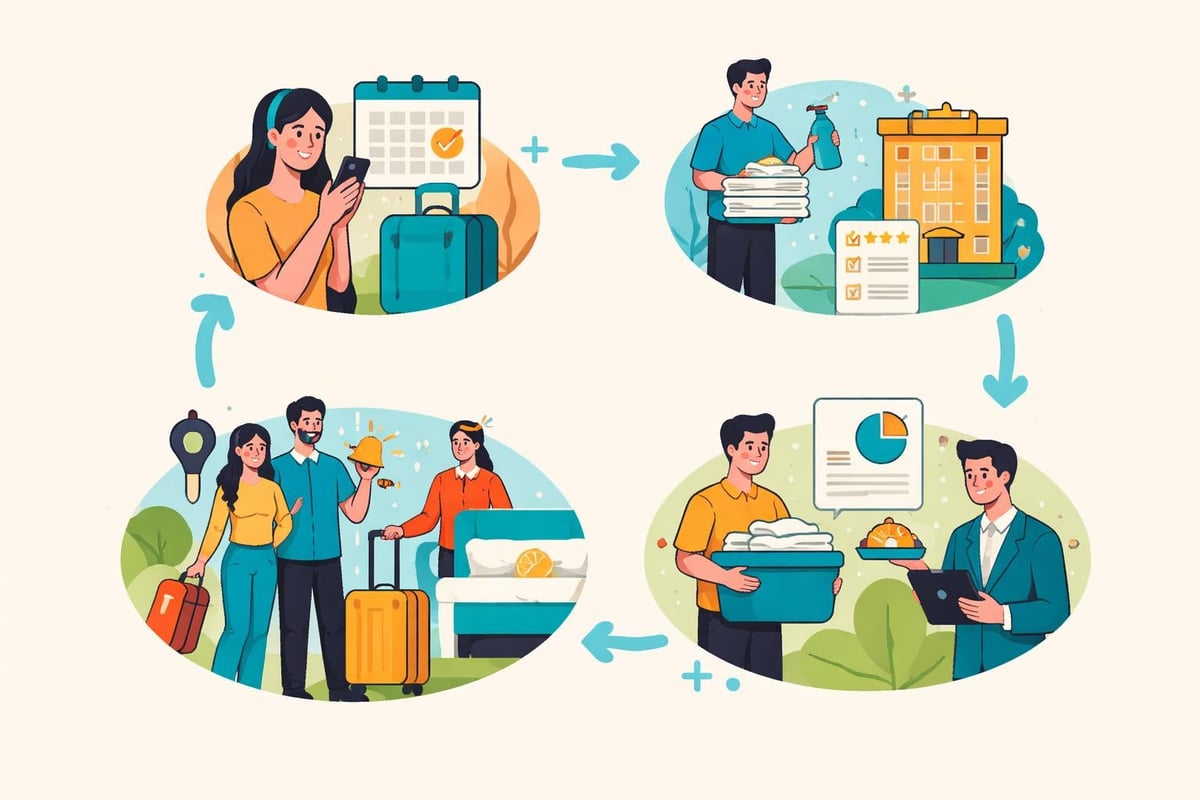 Property management workflow diagram