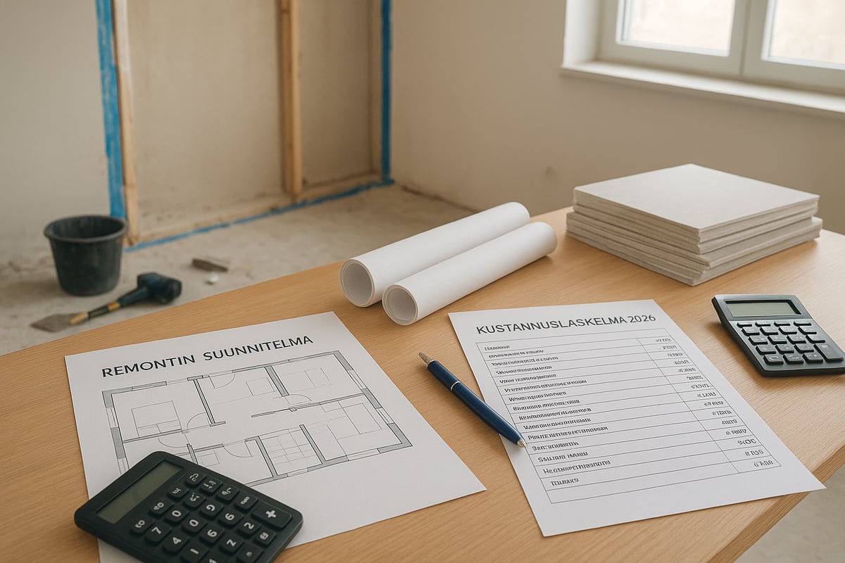 Remontin lisätöiden kustannukset ja budjetointi