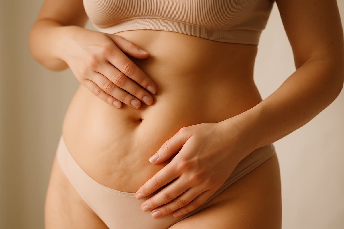 Was ist Bauch-Cellulite? Ursachen und Besonderheiten